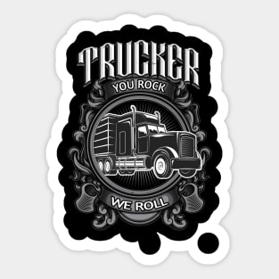 Truck Driver Gifts Sayings Trucker Sticker